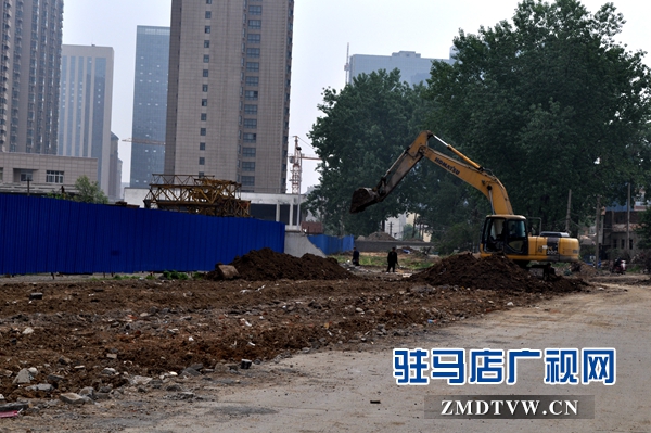 駐馬店中心城區道路施工
