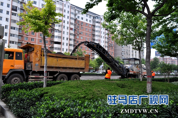 駐馬店中心城區道路施工