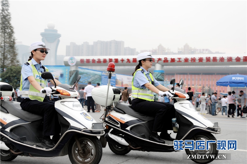 數千名民警為2016年中國農產品加工業投資貿易洽談會勝利召開保駕護航