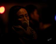 2017年1月3日，上海市區，一名戴著厚重口罩的女子。攝影：Aly Song