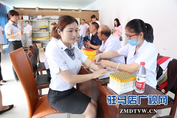 駐馬店經濟開發區衛計委為企業流動人口免費體檢