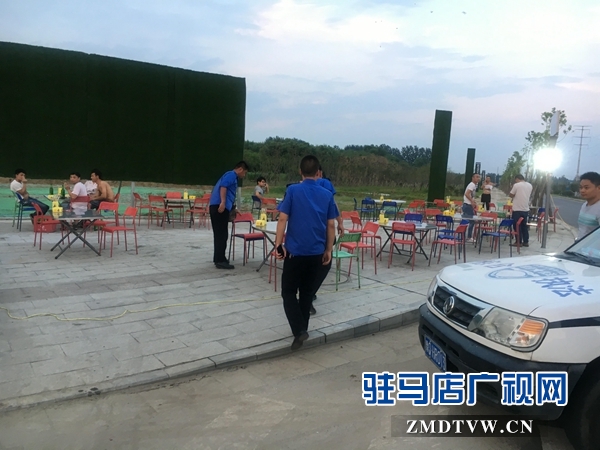 駐馬店經濟開發區聯合執法對違章建筑和占道經營進行清理