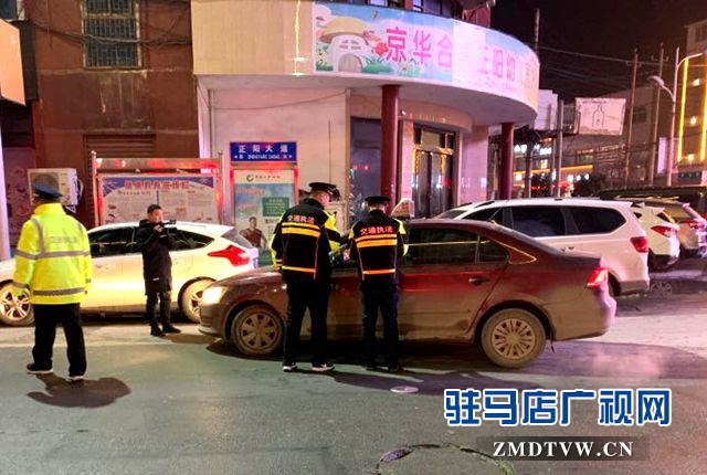正陽縣交通運輸執法局突擊檢查出租車營運秩序