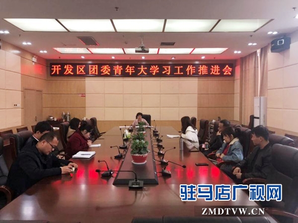 團開發區委開展青年大學習推進會