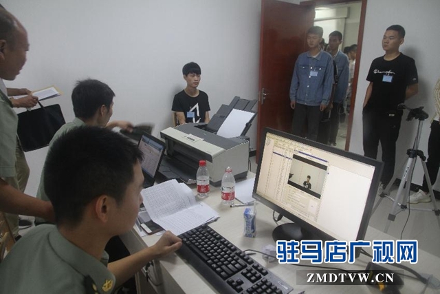驛城區300余名大學生參加預征體檢