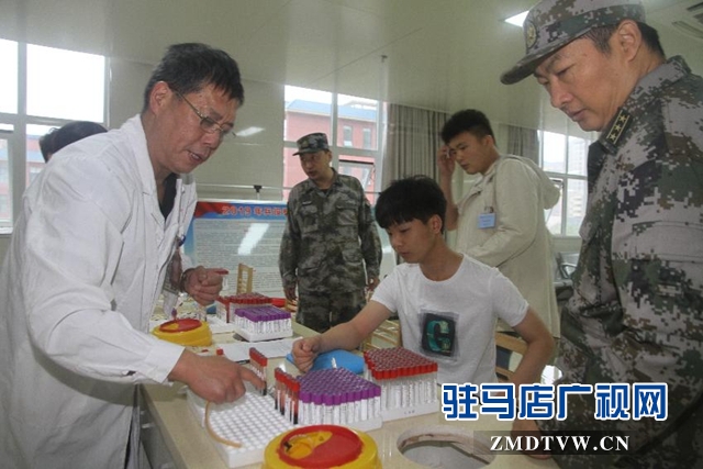 驛城區300余名大學生參加預征體檢