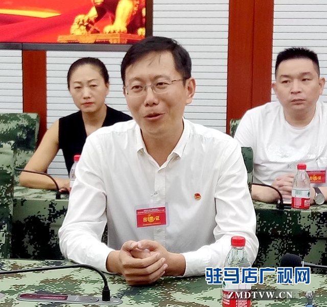 團市委、駐馬店市青年商會建軍節慰問武警駐馬店支隊官兵