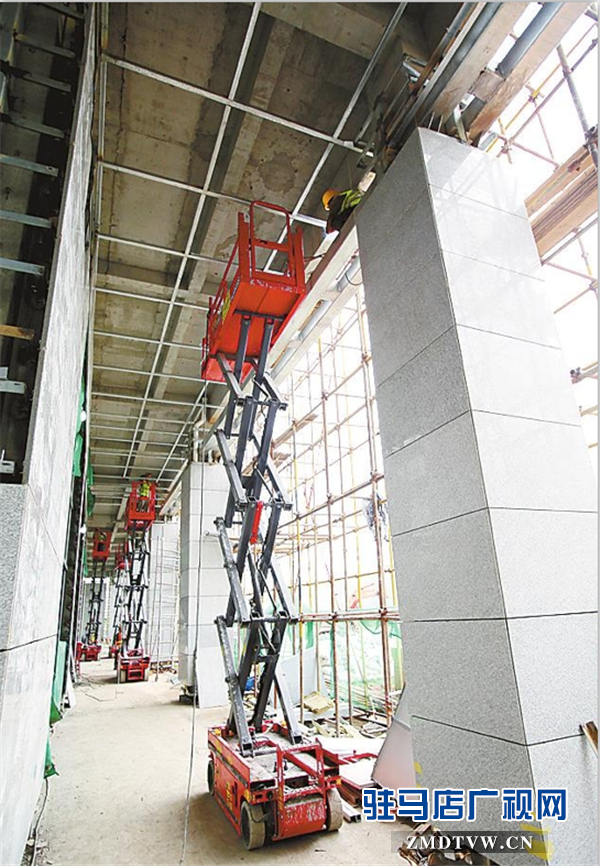 中國（駐馬店）國際農產品加工產業園展示大廳建設進展順利
