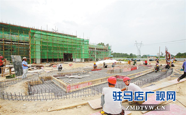 中國（駐馬店）國際農產品加工產業園展示大廳建設進展順利