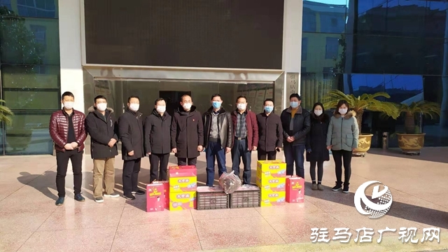 驛城區總工會看望慰問疫情防控宣傳的新聞工作人員