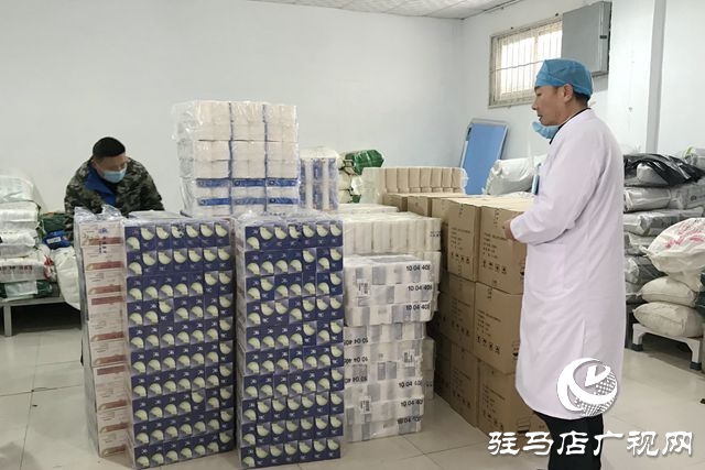 愛心企業向駐馬店市中心醫院捐贈價值3萬元紙品