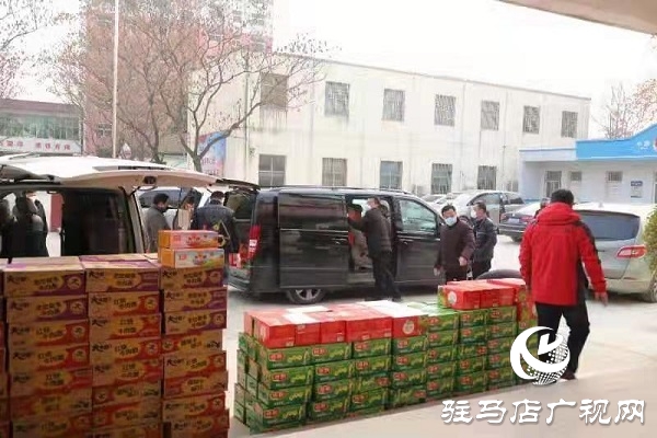 愛克集團對疫情嚴重的平輿縣郭樓鎮進行物資捐贈