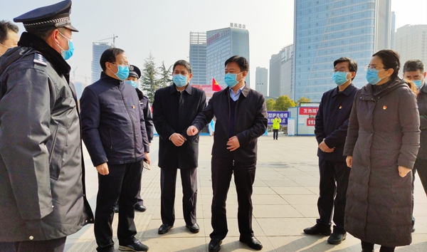 陳星到城鄉一體化示范區看望慰問一線工作人員 督導疫情防控工作
