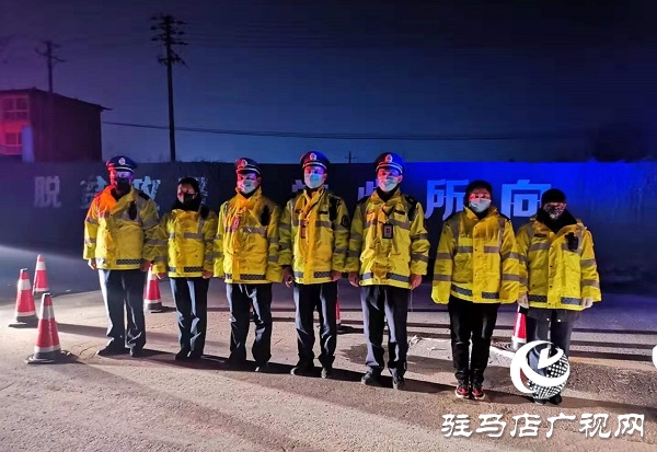 驛城區順河街道馬莊監測點有序撤出
