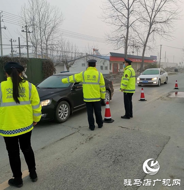 驛城區順河街道馬莊監測點有序撤出