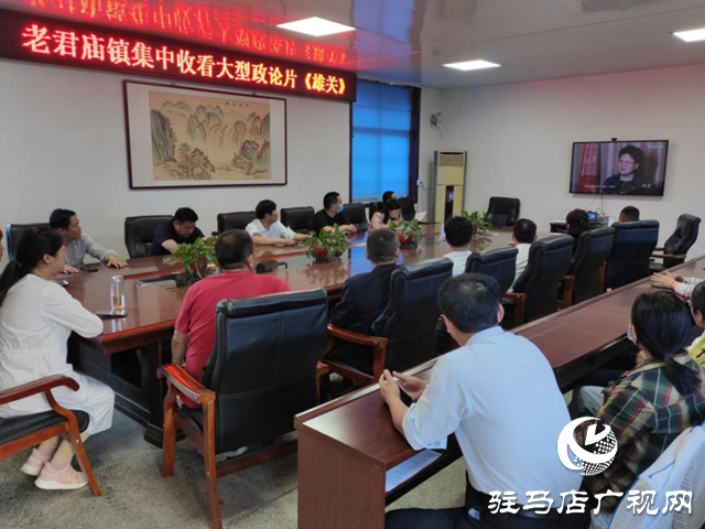 汝南縣各鄉(xiāng)鎮(zhèn)組織觀看政論片《雄關(guān)》，補精神之鈣共戰(zhàn)“疫”