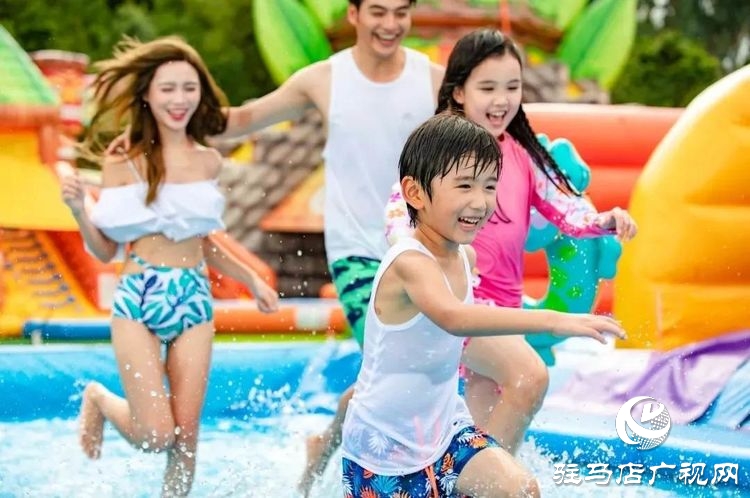 平輿縣李屯鎮小毛驢農場讓你體驗水上狂歡清涼一夏