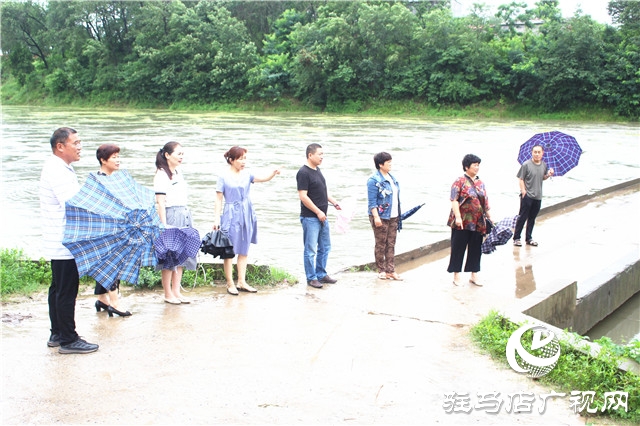 汝南縣古塔街道縣人大代表視察監督防汛除澇 