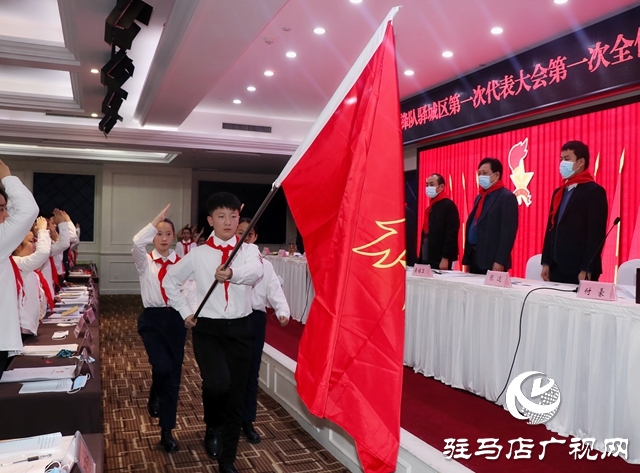 中國少年先鋒隊驛城區第一次代表大會勝利召開