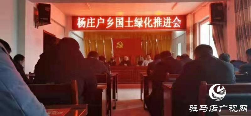 新蔡縣委常委王霞到楊莊戶鄉進行植樹造林觀摩工作