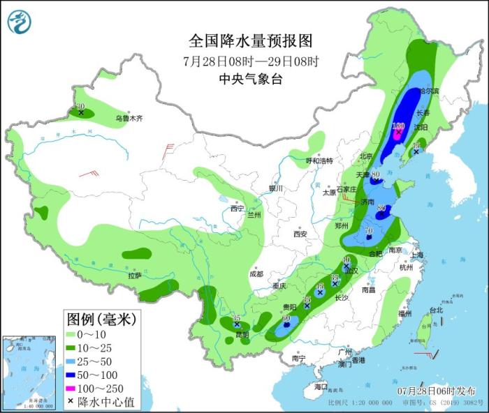 東北地區等地有較強降雨 南方高溫天氣持續