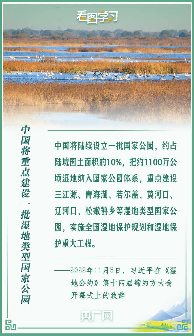 看圖學習丨共同努力譜寫全球濕地保護新篇章
