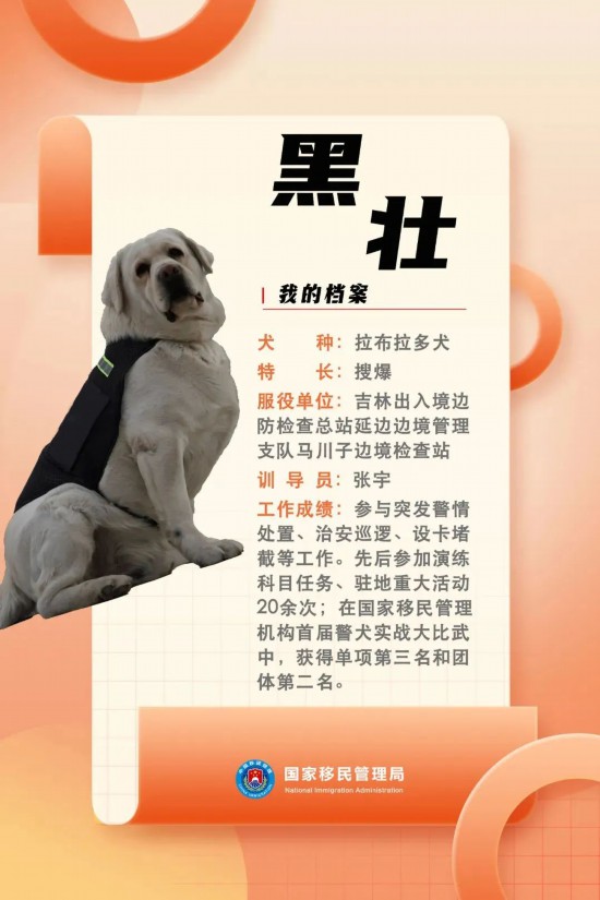 國(guó)家首批“功勛犬”，來(lái)了！