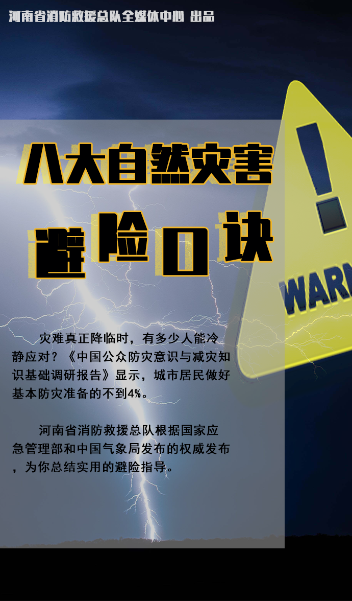 防災減災宣傳周開啟！這些知識必須知道！