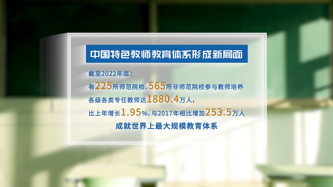 開學第一課丨【總書記的教書育人觀】建設(shè)教育強國，健全中國特色教師教育體系