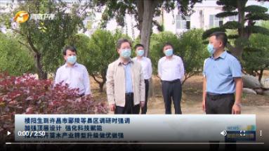 【視頻】樓陽生到許昌市鄢陵等縣區調研時強調 加強頂層設計 強化科技賦能 推動花卉苗木產業轉型升級做優做強