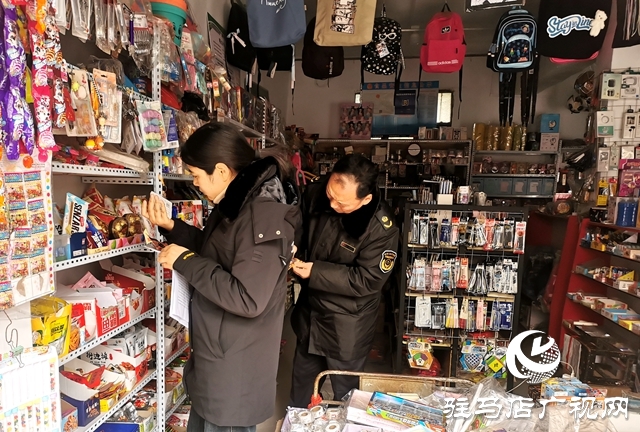 泌陽縣：古城市場監管所全面開展校園周邊專項整治行動