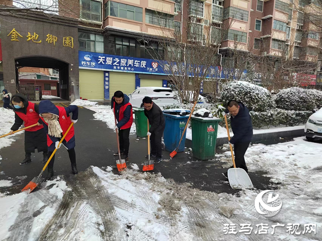 西平縣紀委監委開展掃雪除冰志愿服務活動