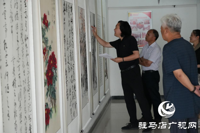 2024駐馬店市驛城區慶祝“七一”建黨節書畫精品展啟幕