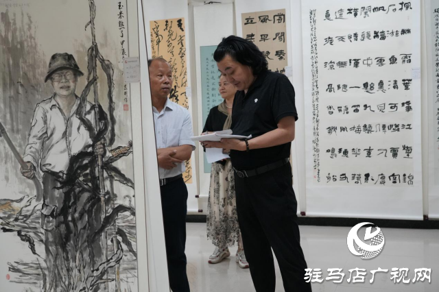 2024駐馬店市驛城區慶祝“七一”建黨節書畫精品展啟幕