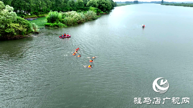 汝南縣三橋鎮舉行2024年度夏季防汛應急救援演練