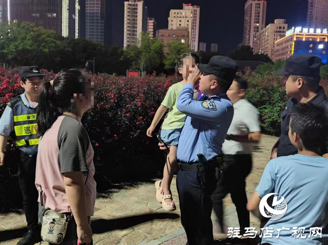 5歲女童公園走失 執勤民警快速找回