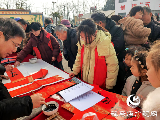 正陽縣：寫春聯 剪窗花 文化“年味”送到家