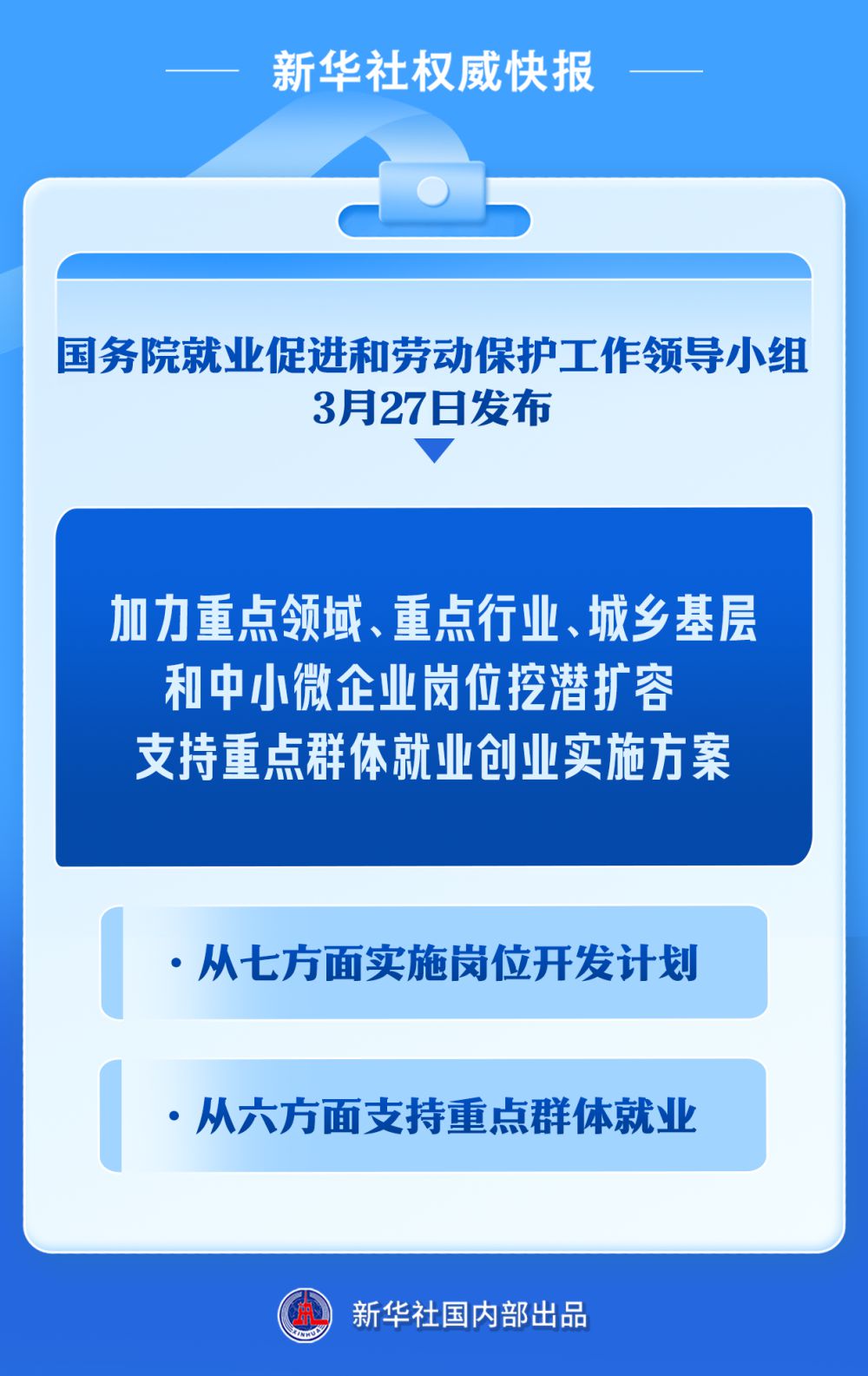 加力擴(kuò)崗！國家出臺(tái)方案支持重點(diǎn)群體就業(yè)