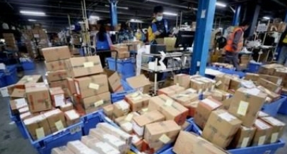 一季度中國快遞業務量同比增長21.6%