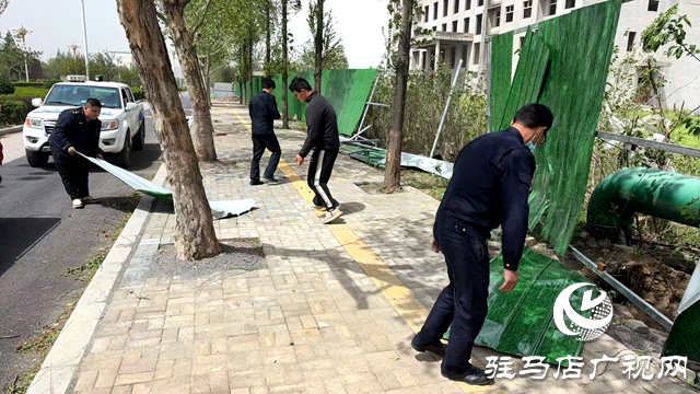 確山縣住建局：迅速行動 全力恢復(fù)大風(fēng)后市容市貌