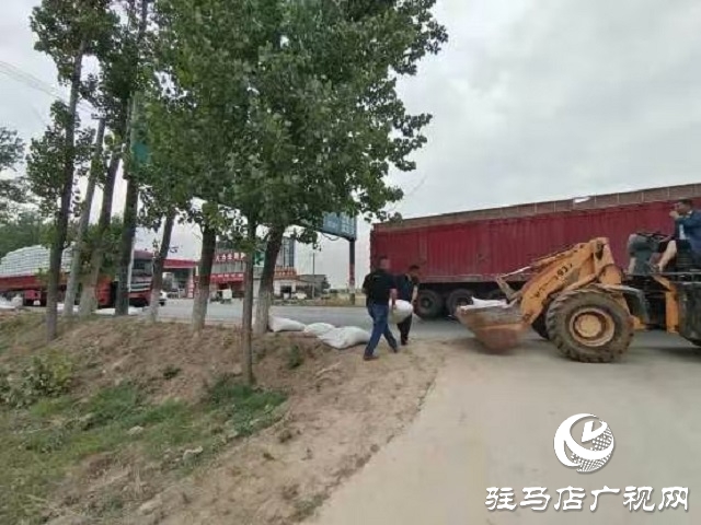  新蔡縣孫召鎮：貨車貨物遺落公路 基層干部暖心相助