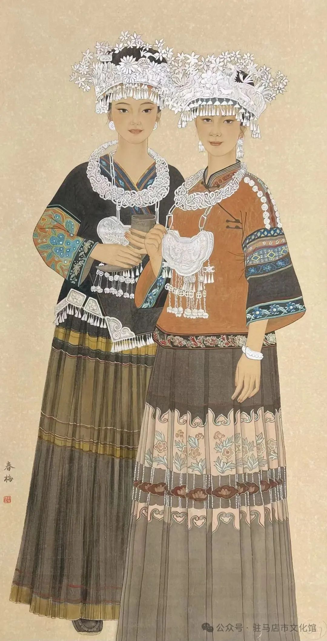 喜報 | 駐馬店2幅作品入選 第三屆全國群文系統原創詩文書畫作品展