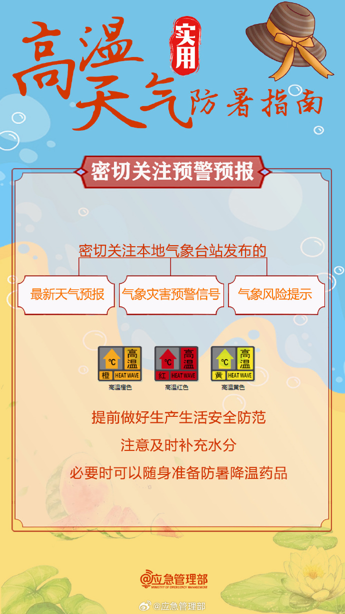 37℃以上！河南多地發(fā)布高溫橙色預(yù)警，實(shí)用防暑指南來了
