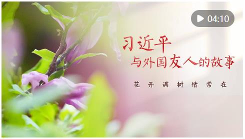 習近平與外國友人的故事｜花開滿樹情常在