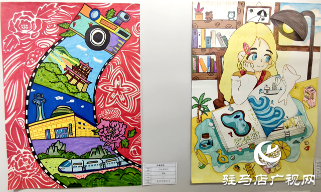 “親子悅讀藝術共創·出彩天中我來繪”少兒繪畫展在駐馬店市文化館開展