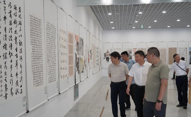駐馬店市域工人文化宮聯盟書畫巡展正陽站啟動儀式舉行