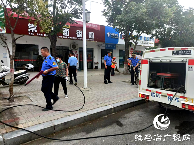 確山縣住建局：高效整治城區積水點位