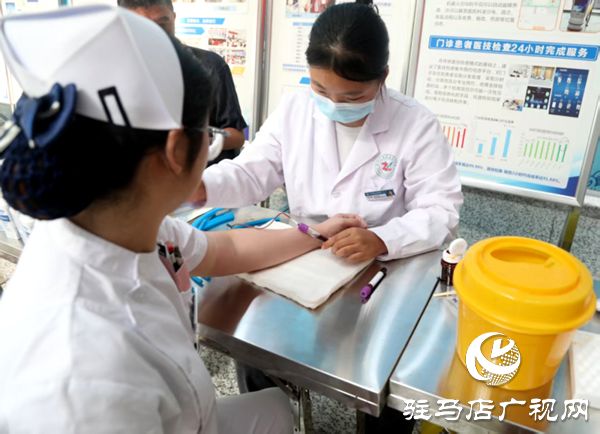 白衣天使獻愛心 平輿縣人民醫院職工踴躍參加造血干細胞采樣入庫