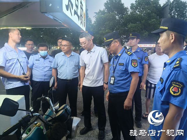 駐馬店經濟開發區多部門聯合突擊檢查小吃攤燃氣安全