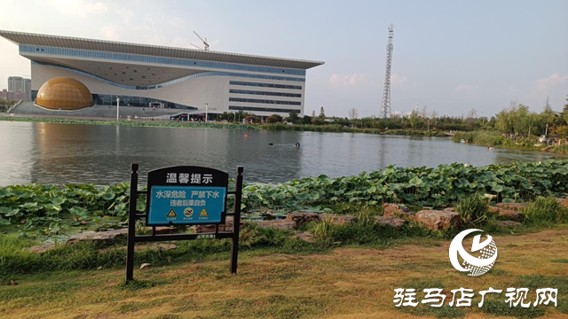 駐馬店市青少年宮景觀湖屢現違規游泳 安全隱患引擔憂